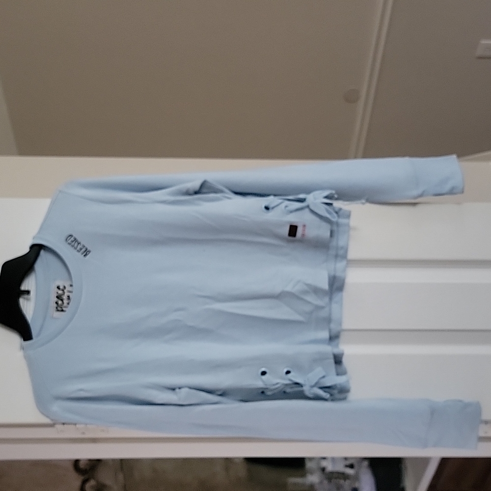 Peace love world long sleeve top